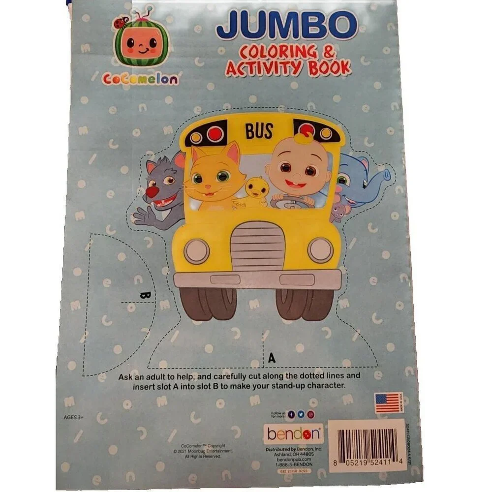 Cocomelon Coloring and Activity Book Friends NEW